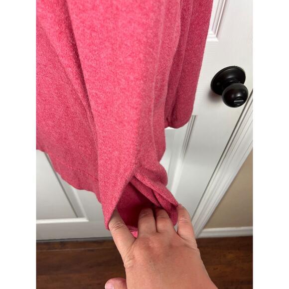 PureJill Cotton Cashmere Blend Knit Top Dolman Sleeve Pink Pocket Sweater 3X - Picture 8 of 10